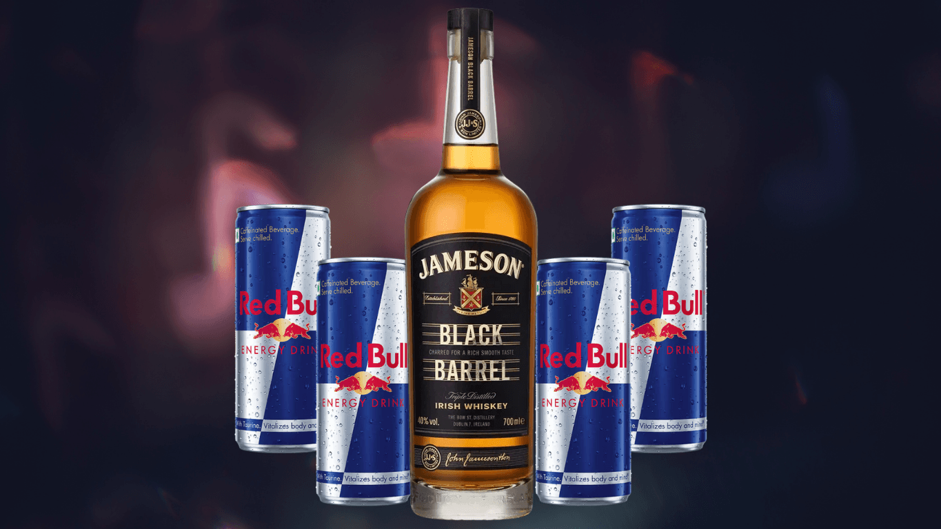 Jameson Black Barel 0.7 + 4бр. Безалкохолни